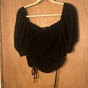 Black crop top